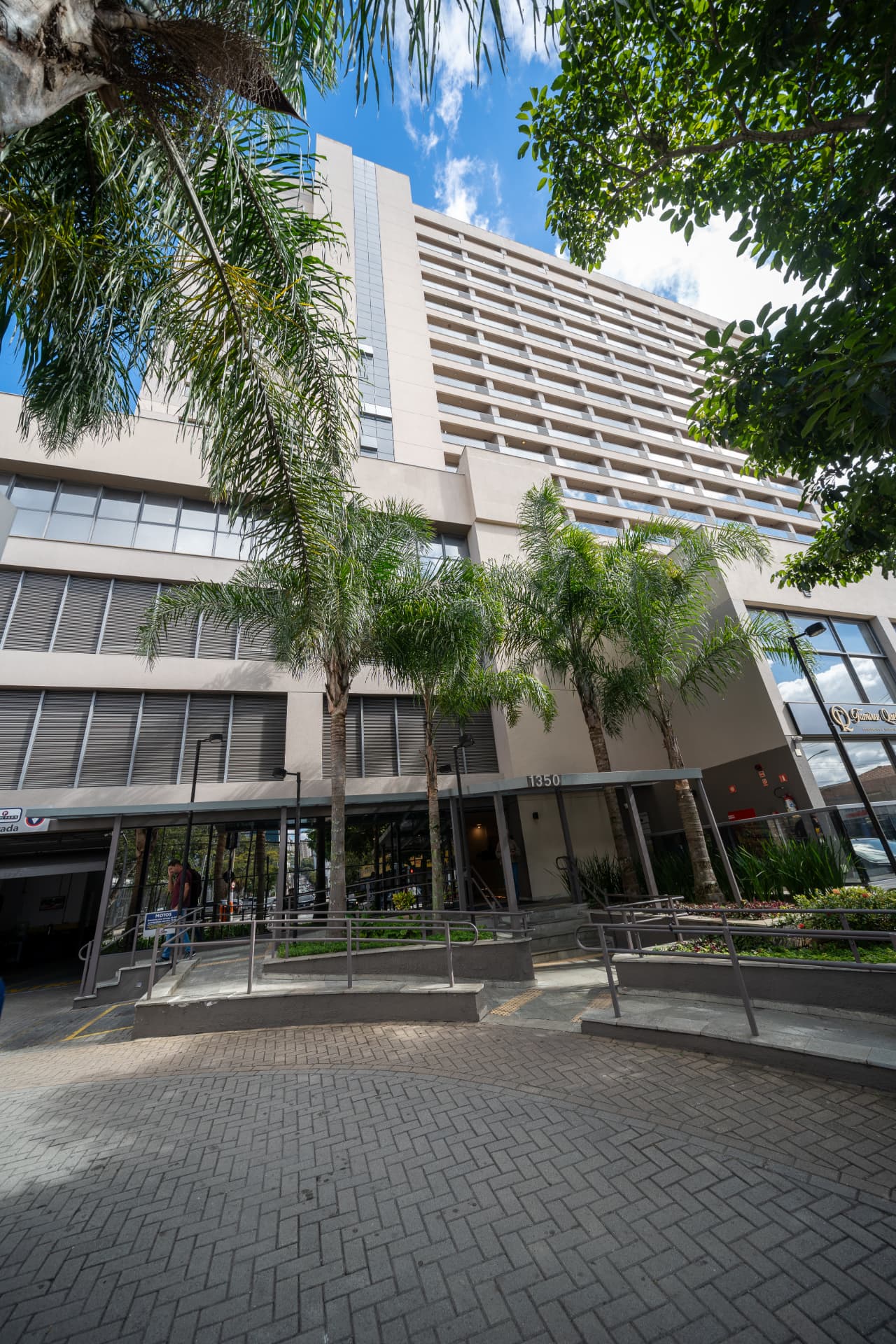 Fachada do Edifício Jurubatuba Empresarial, em São Bernardo do Campo